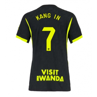 Atletico Madrid Lee Kang-in #7 Maglia Gara Trasferta Repliche 2026-27 Donna Maniche Corte
